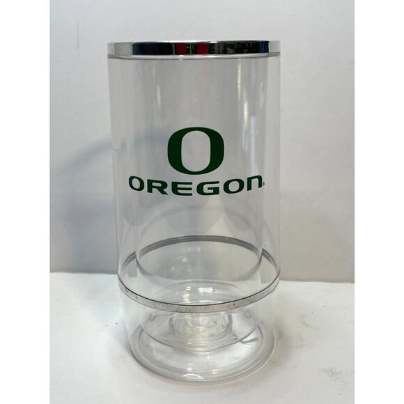 NCAA Oregon Ducks Ice-less bottle chilled wine cooler 9” tall College Artisan - Picture 1 of 10